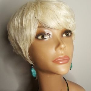 NEW Hand-made Human Hair 27 piece Wig